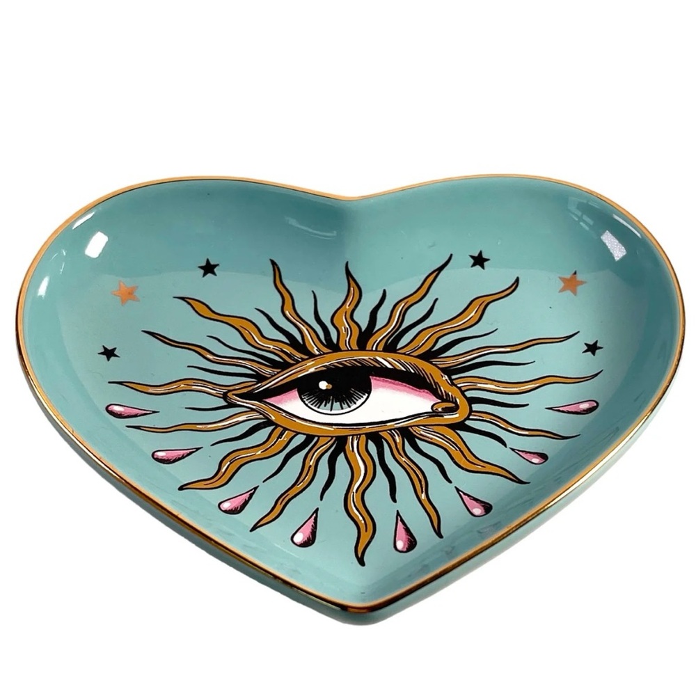 Spitfire Girl 5" Ceramic Heart Dish - Pop Eye Heart